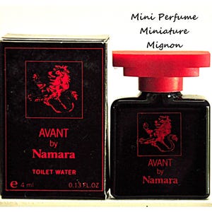 Parfums Namara Avant Eau de Toilette Edt 4ml Miniatur Splash No Spray Damen Parfüm Selten Vintage 1985