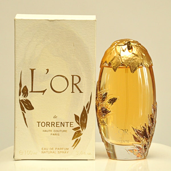 Torrente L'Or de Torrente Haute Couture Paris Eau de Parfum 100ml Vaporisateur Parfüm Donna Raro Jahrgang 2001