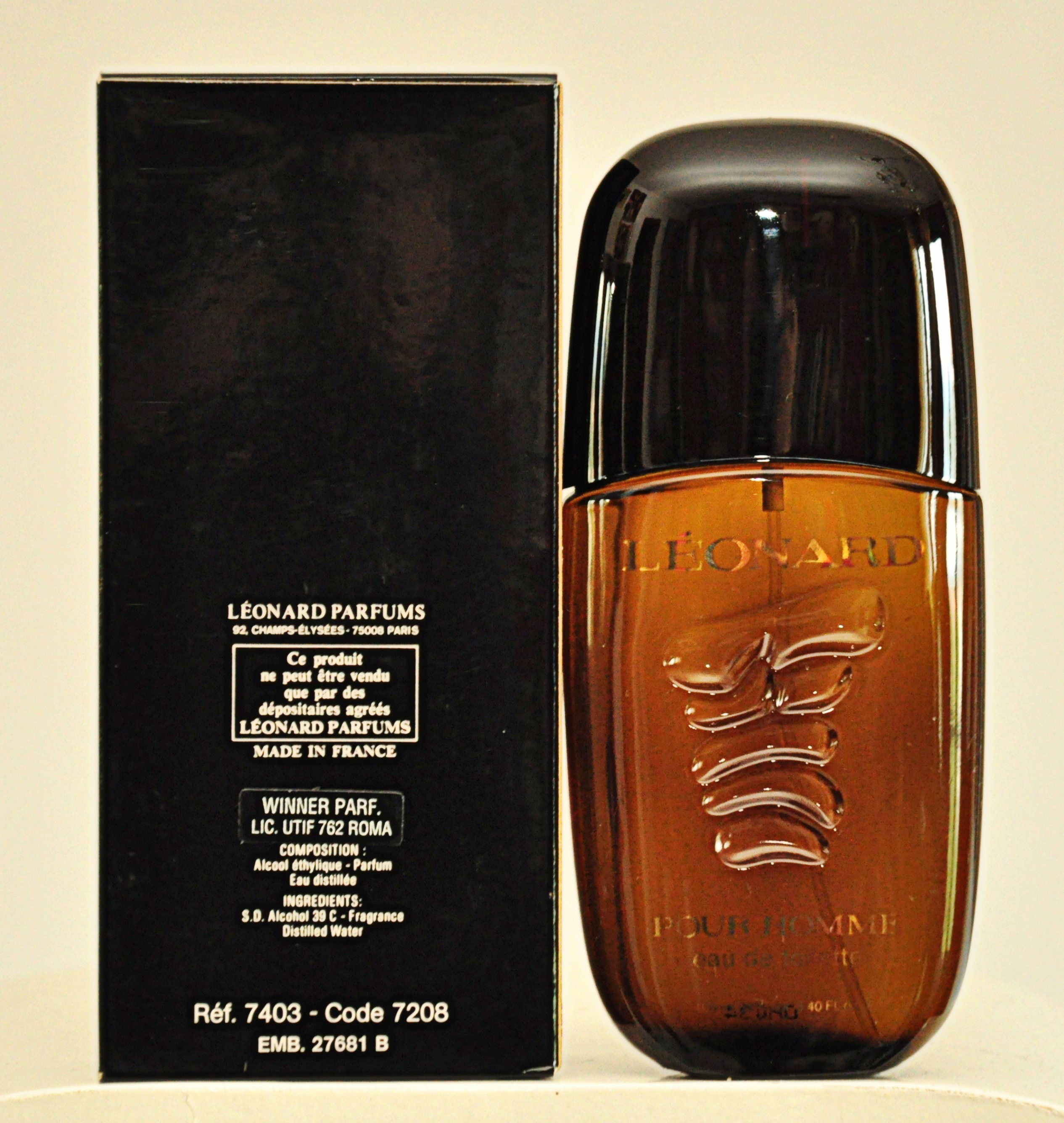 Leonard Pour Homme Eau De Toilette Edt 100ml 3.4 Fl. Oz. Spray