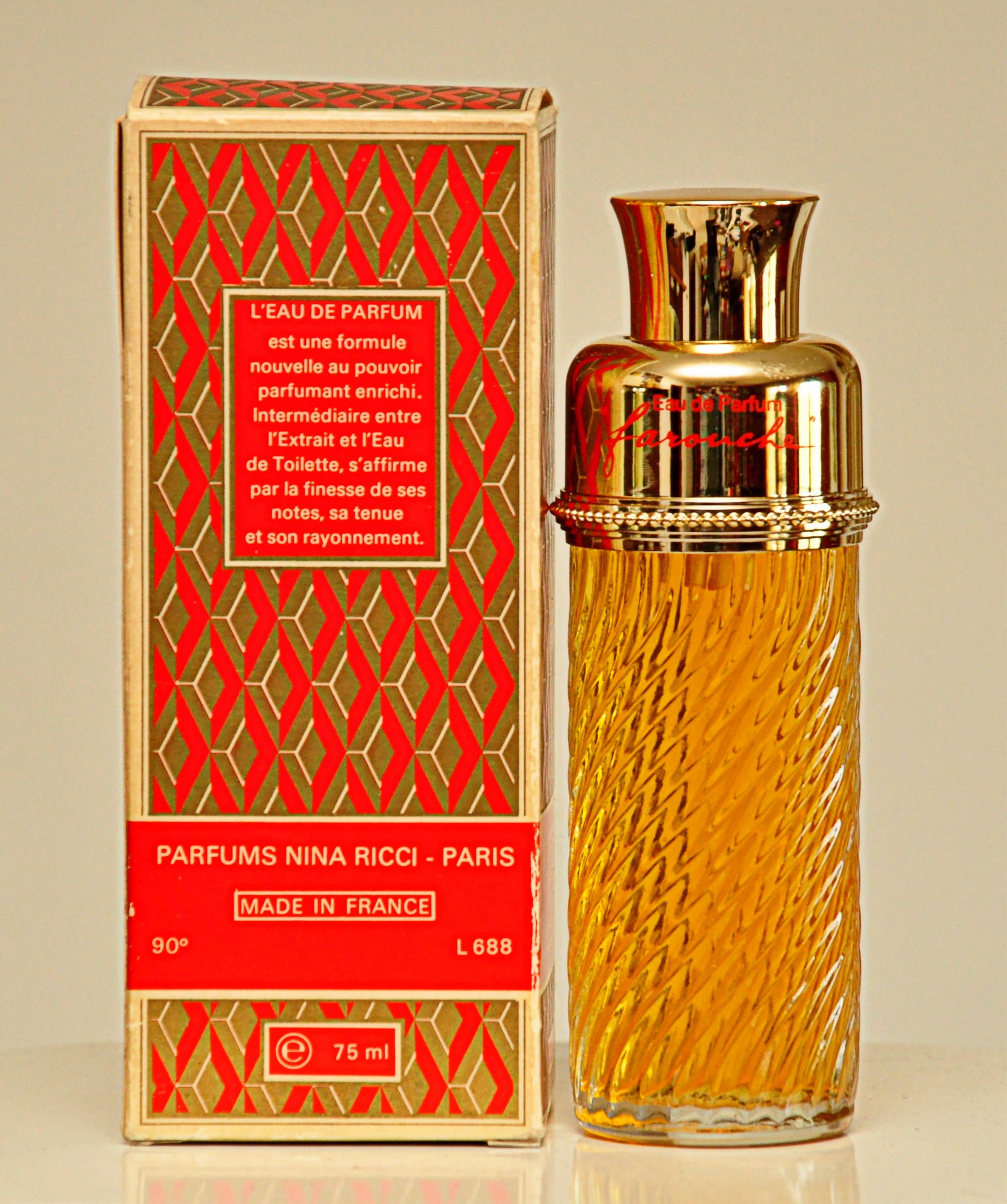 Nina Ricci Farouche Eau de Parfum Edp Fles Lalique 75ml Nina Ricci Farouche Eau de Parfum Edp Fles Lalique 75ml