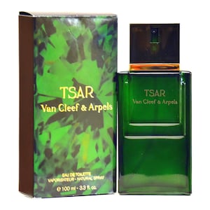 Van Cleef & Arpels Tsar Eau de Toilette 100ml 3.4 Fl. Oz. Natural Spray Perfume for Man Rare Vintage 2000s Version