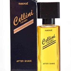 Fabergé Cellini For Men After Shave 100ml 3.4 Fl. Oz. Splash Rare Vintage 1980