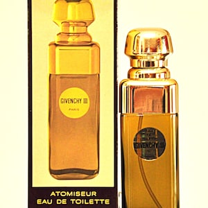 Givenchy III Eau de Toilette Edt 100ml Spray Damenparfüm Seltenes Vintage 1970 Erste Version