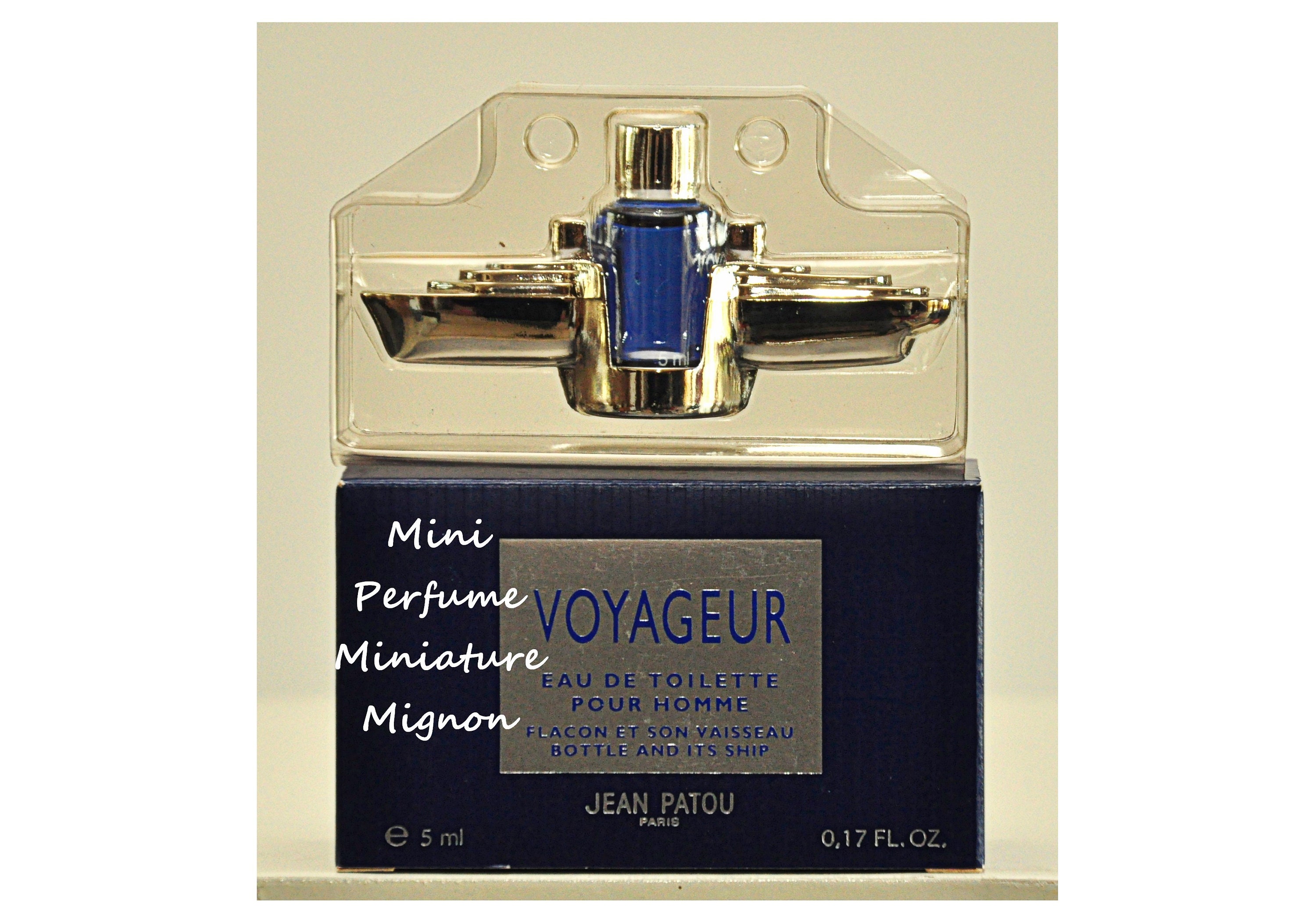 レビュー高評価商品 Jean Patou Oz Fl. 0.17 5ml Edt Toilette de Eau Voyageur 香水(男性用)