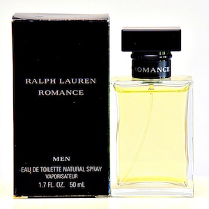 Ralph Lauren Romance for Men Eau de Toilette Vaporisateur 50ml herenparfum zeldzame vintage 1999