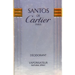 Cartier Santos de Cartier Deodorant Vaporisateur 100 ml, seltener Vintage-Stil, versiegelt