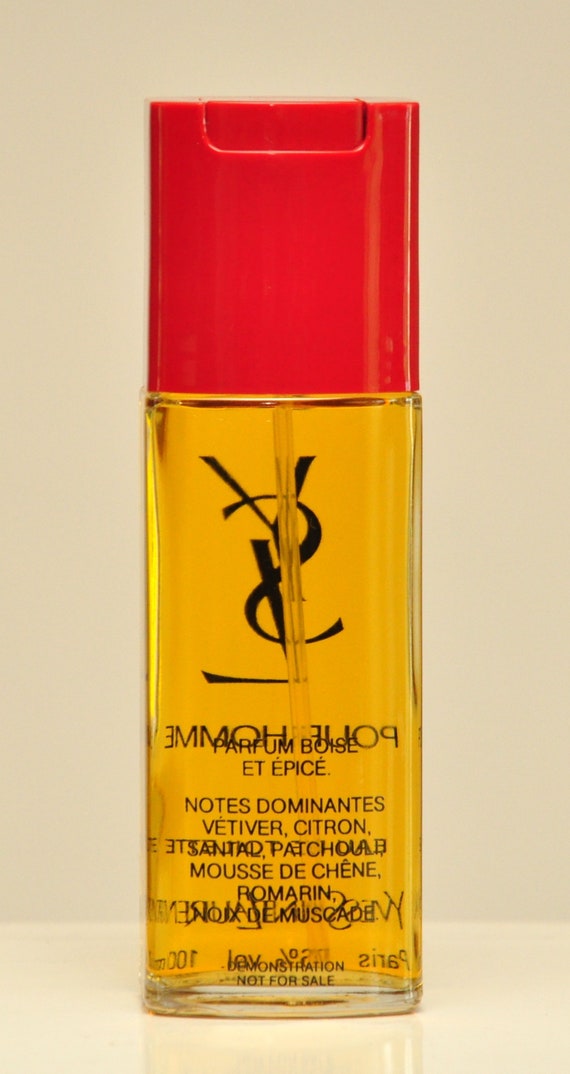 Yves Saint Laurent Ysl Pour Homme Eau De Toilette Edt Parfum Boisé Et épicé  100ml 3.3 Fl. Oz. Spray Perfume for Man Super Rare Vintage 1971 - Etsy
