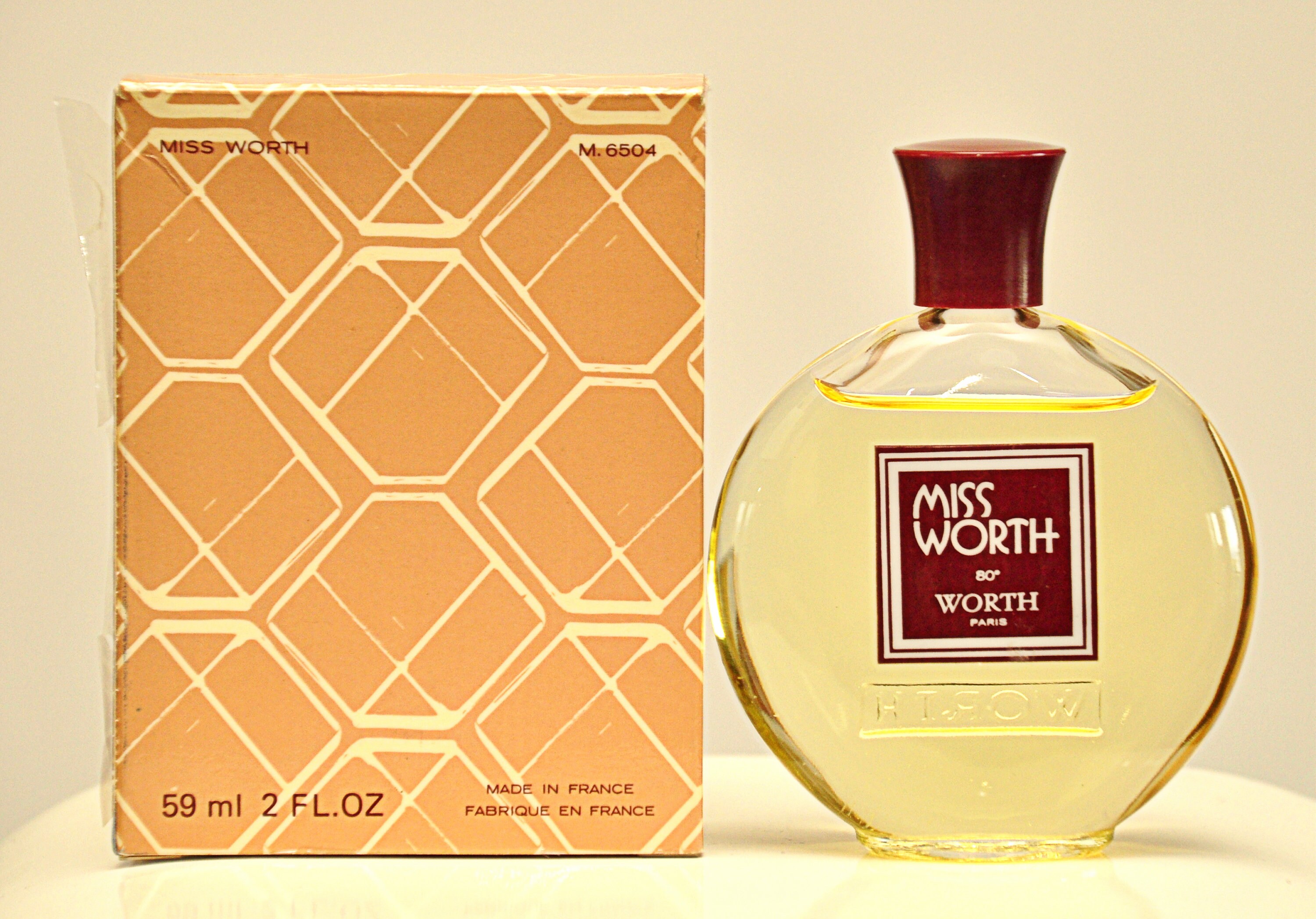 Worth Paris Miss Worth Eau De Parfum 59ml Fl. Oz. 2 Splash