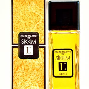 Lancome Sikkim Eau de Toilette Edt 115ml 4.0 Fl. Oz. Splash No Spray Perfume For Woman Super Rare Vintage Old 1971