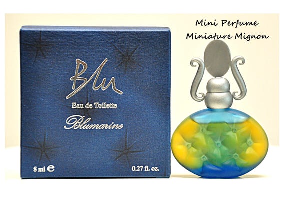 MINIATURE Blumarine Blu Eau De Toilette Edt 8ml 0.27 Fl. Oz