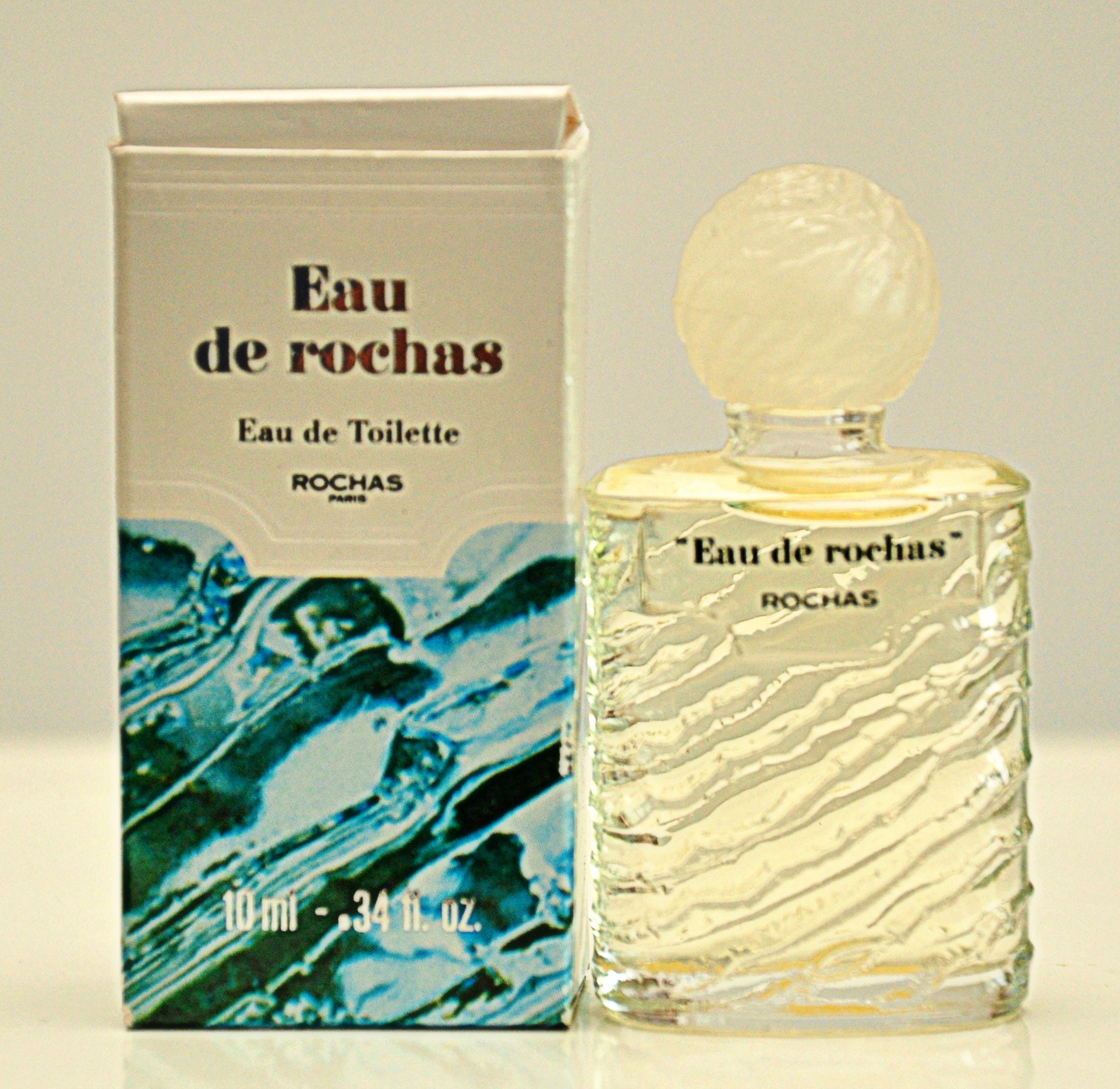 Eau De Toilette Rochas Vintage Année 1970 - 220 Ml - Notes D'agrumes - Flacon Collector - Neuf Avec Défauts Mineurs