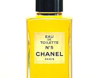 Chanel No 5 Eau de Toilette da Chanel 120ml Splash Perfume Feminino Muito Raro Vintage 1921 Versão dos Anos 80