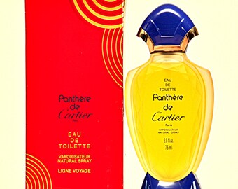 Cartier Panthere de Cartier Eau de Toilette 75 ml Vaporisateur Parfum Femme Rare Vintage 1986 Première Version
