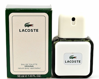 Lacoste by Lacoste Fragrances Eau de Toilette Pour Homme 50ml 1.6 Fl. Oz. Natural Spray Perfume for Man Rare Vintage