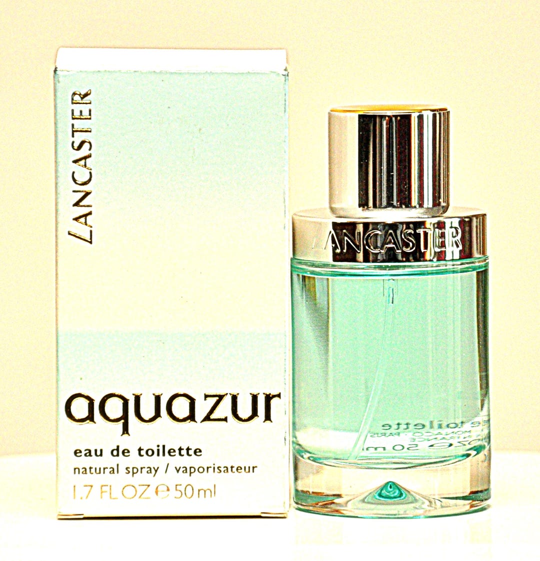 Lancaster Aquazur Eau De Toilette 50ml 1.7 Fl. Oz. Natural Spray