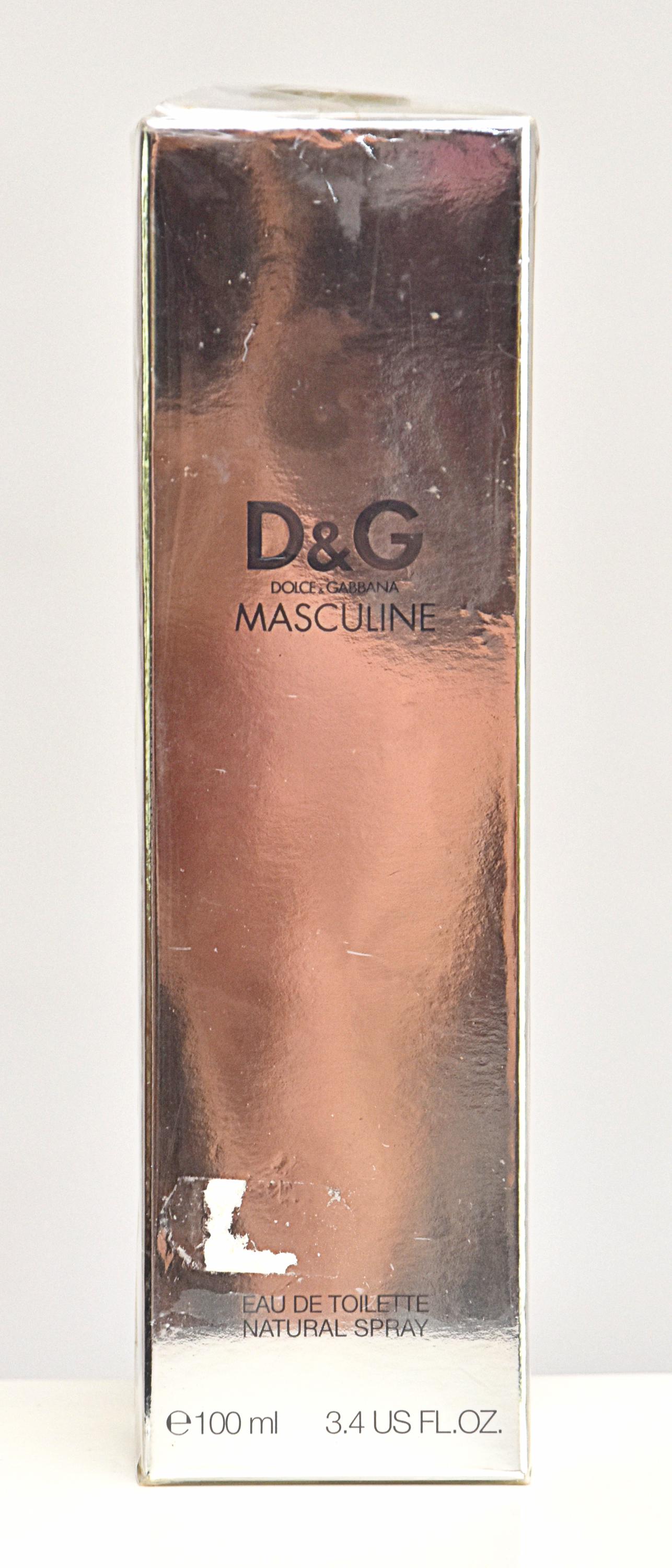 Dolce & Gabbana Masculine Eau De Toilette 100ml 3.4 Fl. Oz