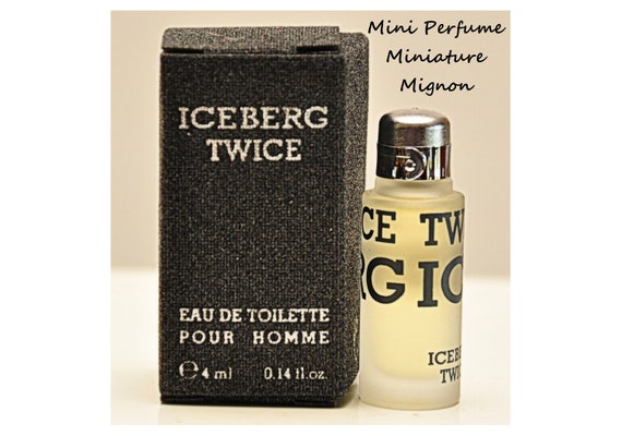 Iceberg Twice Pour Homme Eau De Toilette Edt 4ml 0.14 Fl. Oz. Miniature  Splash Not Spray Perfume for Man Rare Vintage 1995 - Etsy