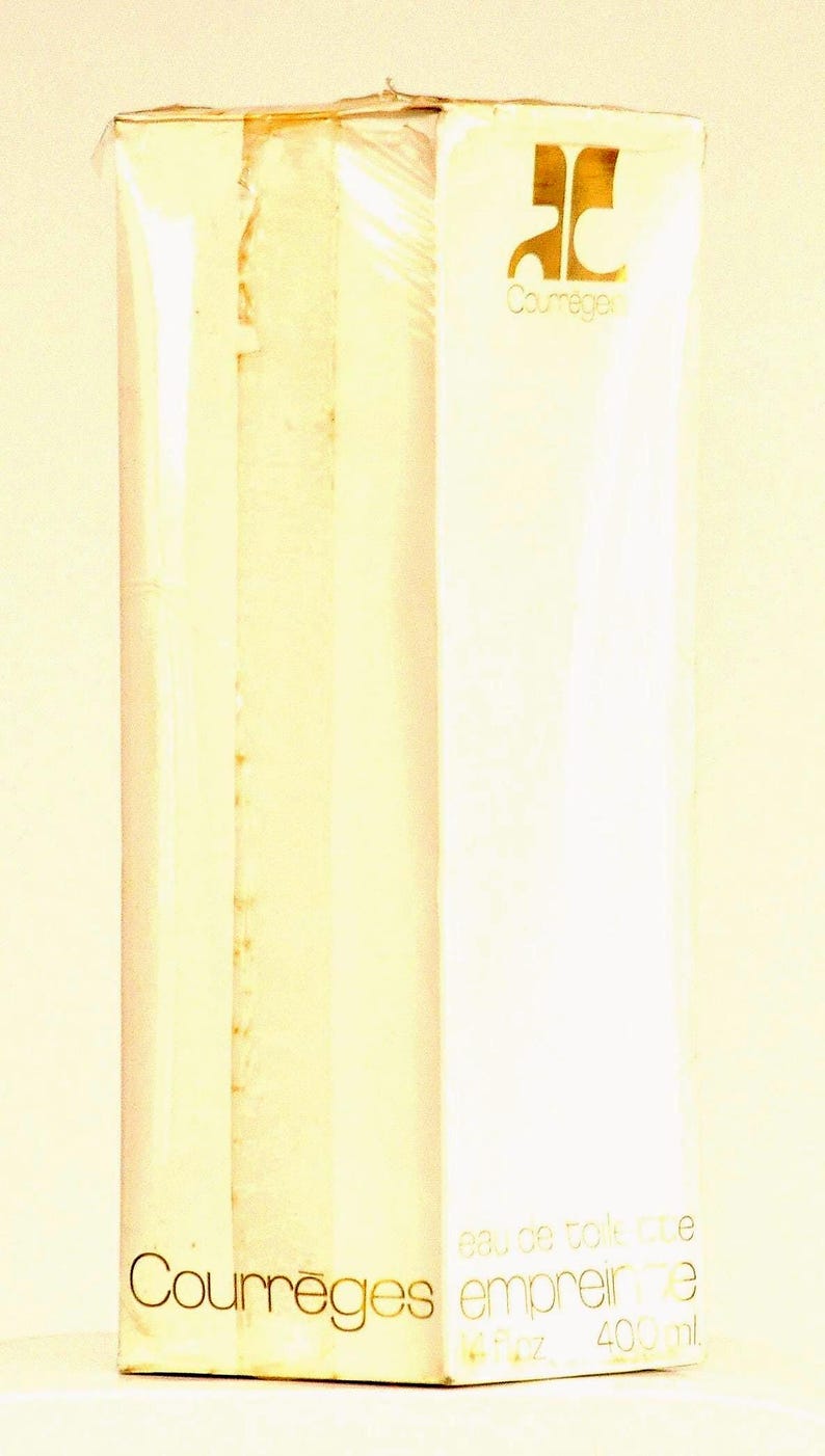 Courreges Empreinte Eau De Toilette Edt 400ml 14 Fl. Oz. Splash No Spray Perfume for woman Super Rare Vintage Old 1970 First Version image 1
