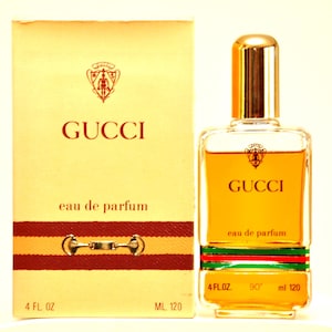 Gucci von Gucci (Nr. 1) Eau de Parfum Edp 120ml Splash No Spray Damenparfüm Sehr selten Vintage 1972 Erste Version