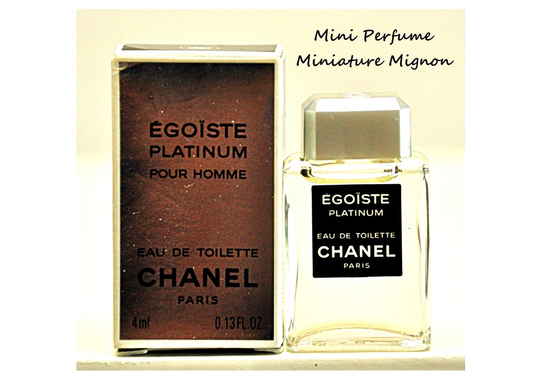 MINIATURE 4 Ml 0.13 Fl. Oz. Chanel Egoiste Platinum Pour Homme Eau