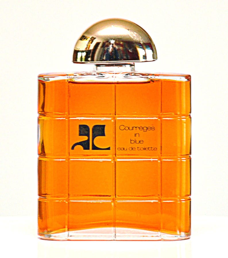 Courreges Courreges en Azul Eau de Toilette Edt 100ml Splash Non Spray Perfume de Mujer Muy Raro Vintage 1983 imagen 1