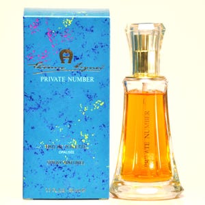 Etienne Aigner Private Number Opalisée Eau de Toilette 50ml 1.7 Fl. Oz. Natural Spray Perfume for Woman Rare Vintage 1990s