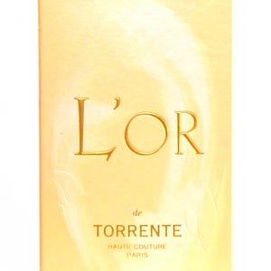 Torrente L'Or de Torrente Haute Couture Paris Brume de Soie pour le Corps 100ml Vaporisateur Zeldzame Vintage 2001