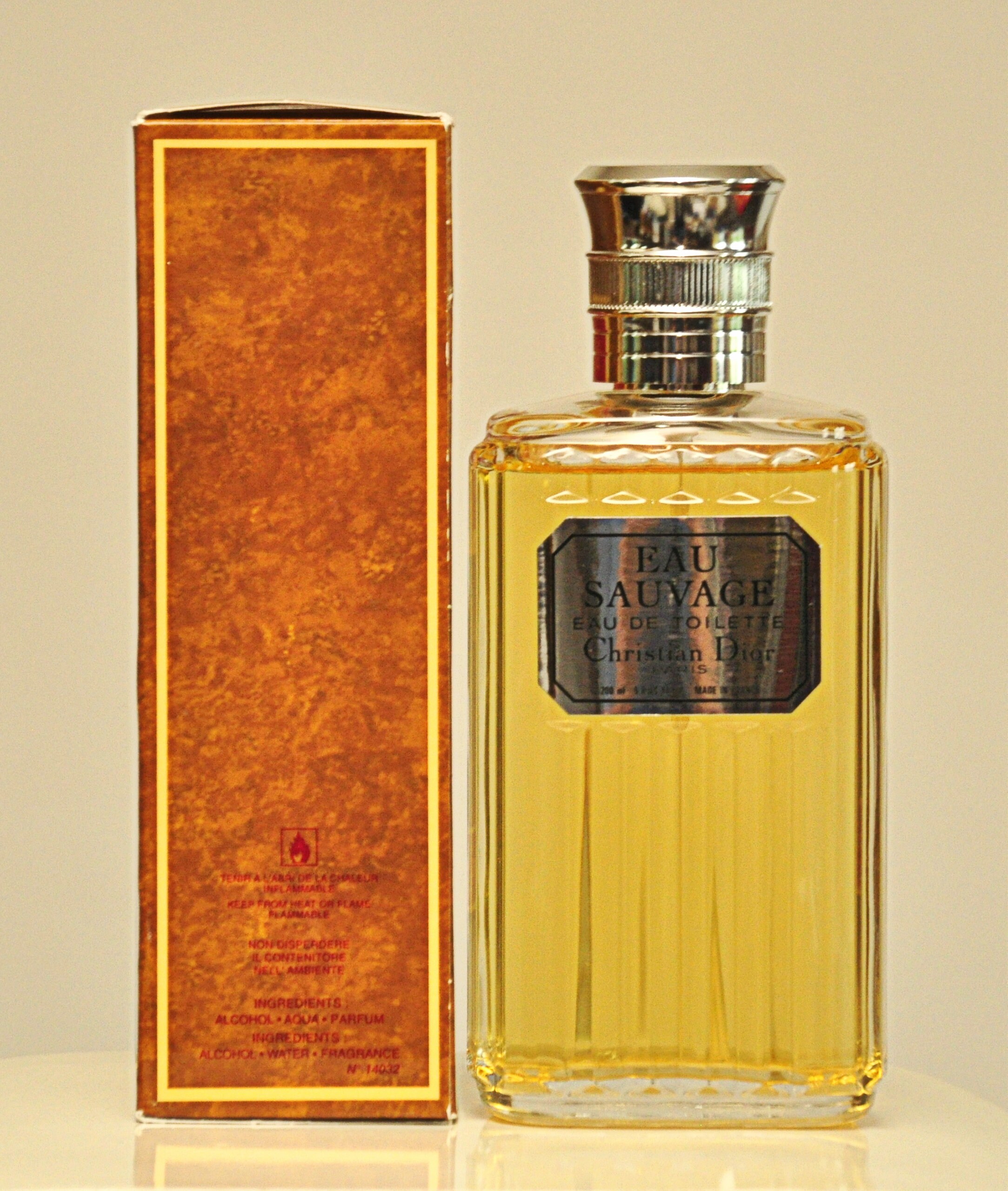 Christian Dior, Eau Sauvage, 'wild Water', 200 Ml. or 6.8 Oz