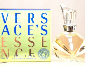 Versace's Essence Exciting Eau De Toilette Edt 50ml Spray Damesparfum Zeer zeldzame vintage