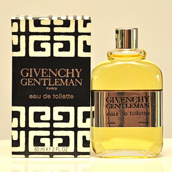 Givenchy Gentleman Eau de Toilette 60ml 2 Fl. Oz. Splash Perfume for Man Rare Vintage 1974 1992 Version