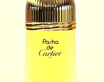 Cartier Pasha de Cartier Eau de Toilette para hombre 100 ml Vaporizador Perfume masculino Muy raro Vintage 1992 Primera versión