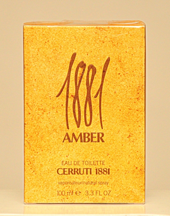 Cerruti 1881 Amber Pour Homme Eau De Toilette Edt 100ml 3.3 Fl. Oz. Spray  Perfume for Men Rare Vintage New Sealed - Etsy