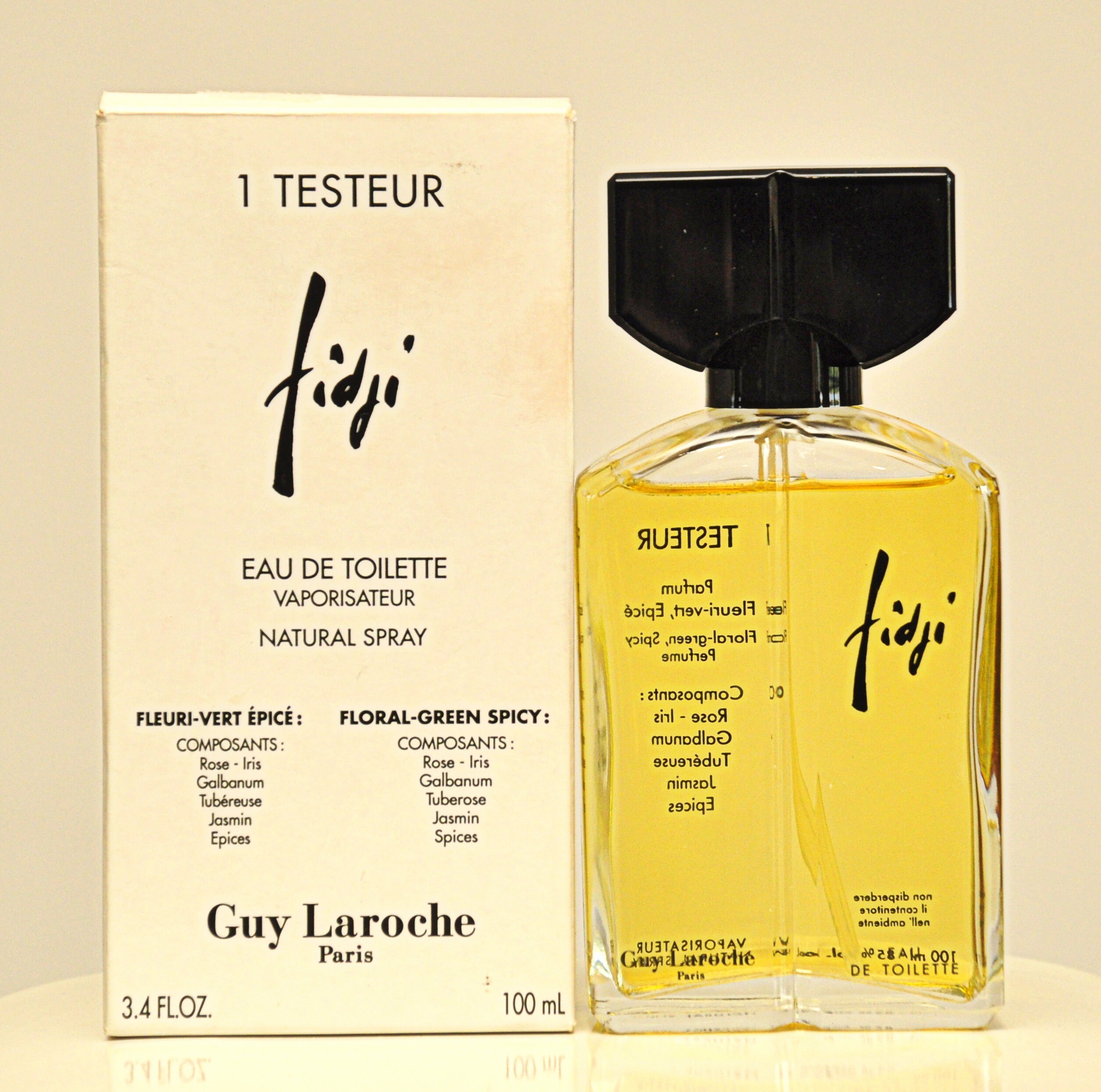 Guy Laroche Fidji Eau De Toilette 100ml 3.4 Fl.oz. Spray Perfume