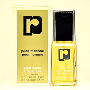 Paco Rabanne Pour Homme Après Rasage 90ml Atomiseur Bardzo rzadki Vintage 1973 Wersja 1981
