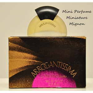 Pikenz The First Arrogantissima Eau de Parfum Edp 5ml 0.17 Fl. Oz. Miniature Splash Not Spray Perfume Women Rare Vintage 1988