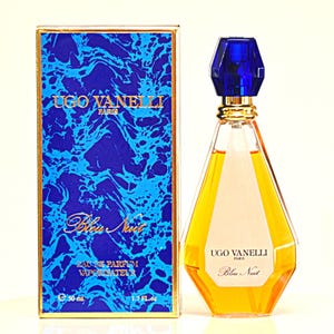 Ugo Vanelli Paris Bleu Nuit Eau de Parfum Edp 50ml Spray Damen Parfüm Sehr selten Vintage 90er