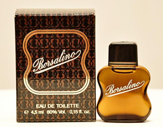 MINIATURE 4,5 Ml 0,15 Fl. Oz. Borsalino by Borsalino Eau De Toilette  Perfume Miniature for Man Rare Vintage 1984