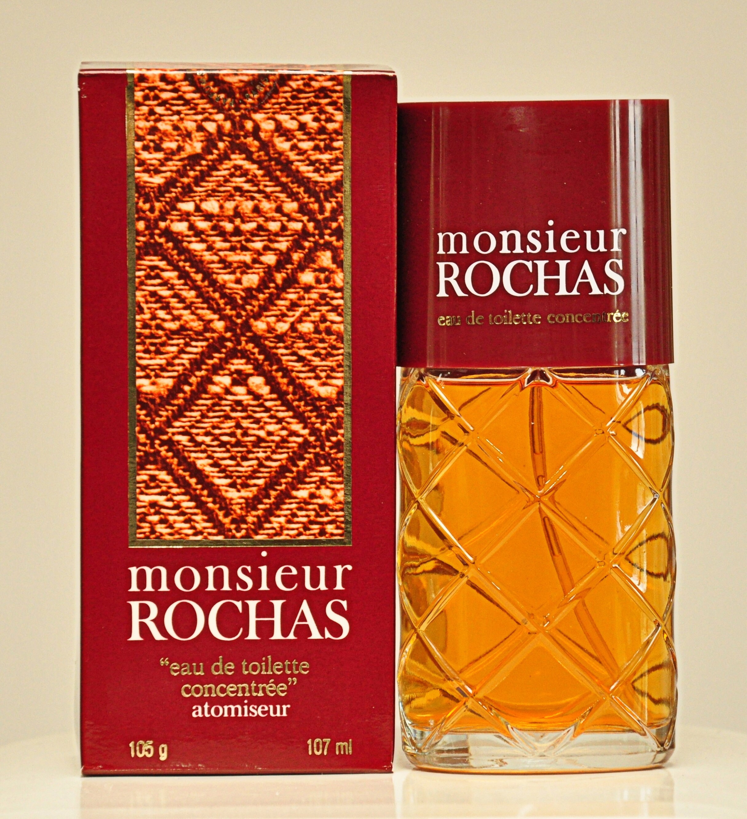 Rochas Monsieur Rochas Eau de Toilette Concentrée Edt 107ml - Etsy France