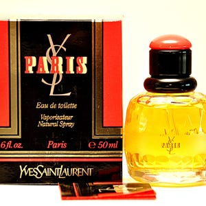 Yves Saint Laurent Paris Eau de Toilette Edt 50ml Spray Damesparfum Zeldzame Vintage 1983