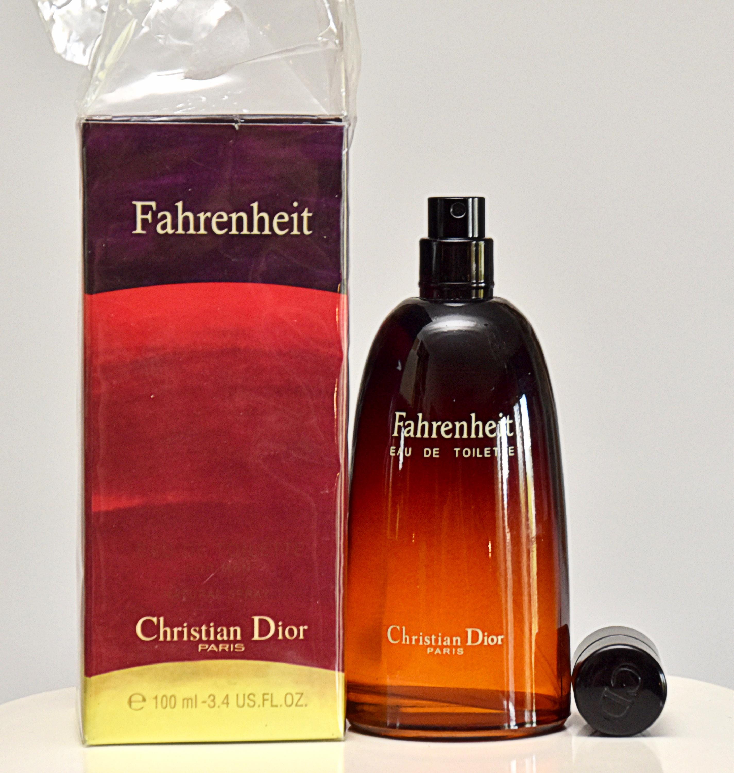 Christian Dior Fahrenheit Eau De Toilette for Men 100ml 3.4
