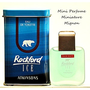 Atkinsons Rockford Ice Eau de Toilette Edt 6ml Miniatur Splash no Spray Vintage Herren Parfüm 1990