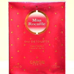 Perfume de mujer Caron Miss Rocaille Eau de Toilette 50 ml Spray, cosecha rara, 2004
