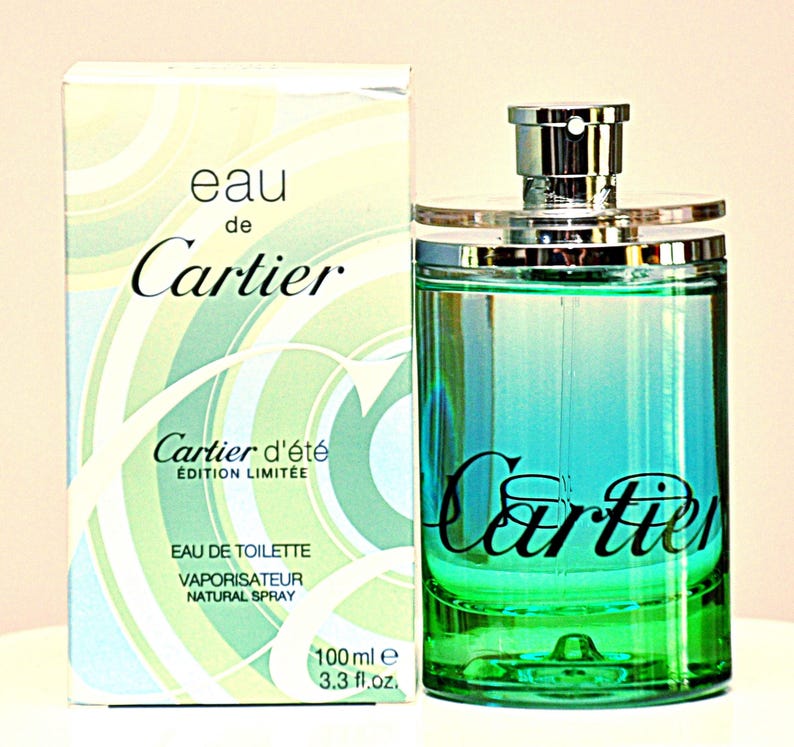Cartier Eau de Cartier D'été Edition Limitée Eau de Toilette Edt 100ml Spray Unisex Parfüm Sehr selten Vintage 2001 Bild 1