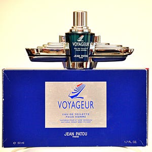 Jean Patou Voyageur Eau de Toilette Edt 50ml Spray Parfüm Männer Selten Vintage 1994 Erste Version Vaporisateur et Son Vaisseau
