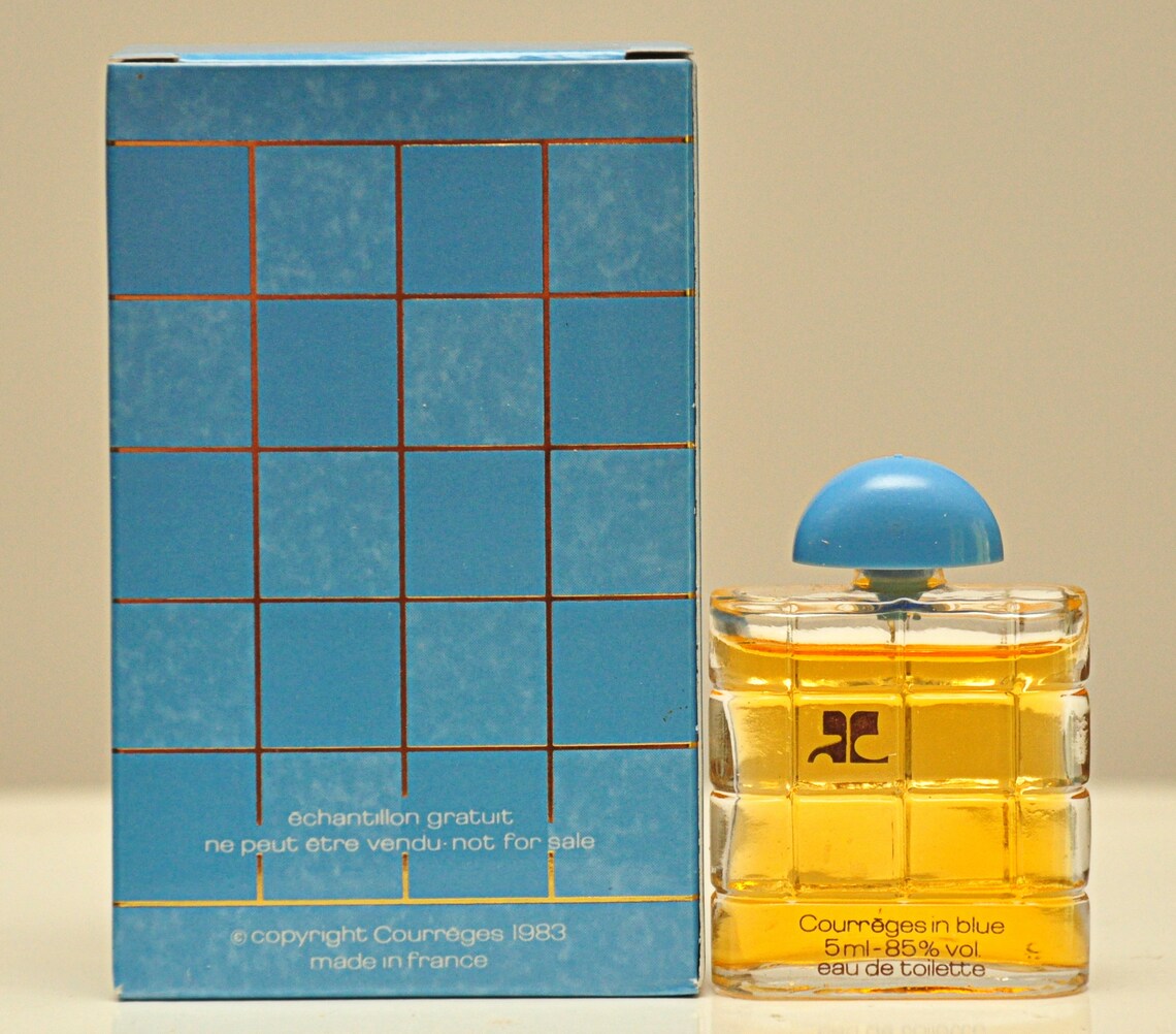 Courreges Courreges in Blue Eau De Toilette Edt 5ml 017 Fl. Etsy