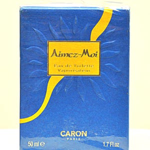Perfume de mujer Caron Aimez-Moi Eau de Toilette 50 ml en spray, cosecha rara de 1996