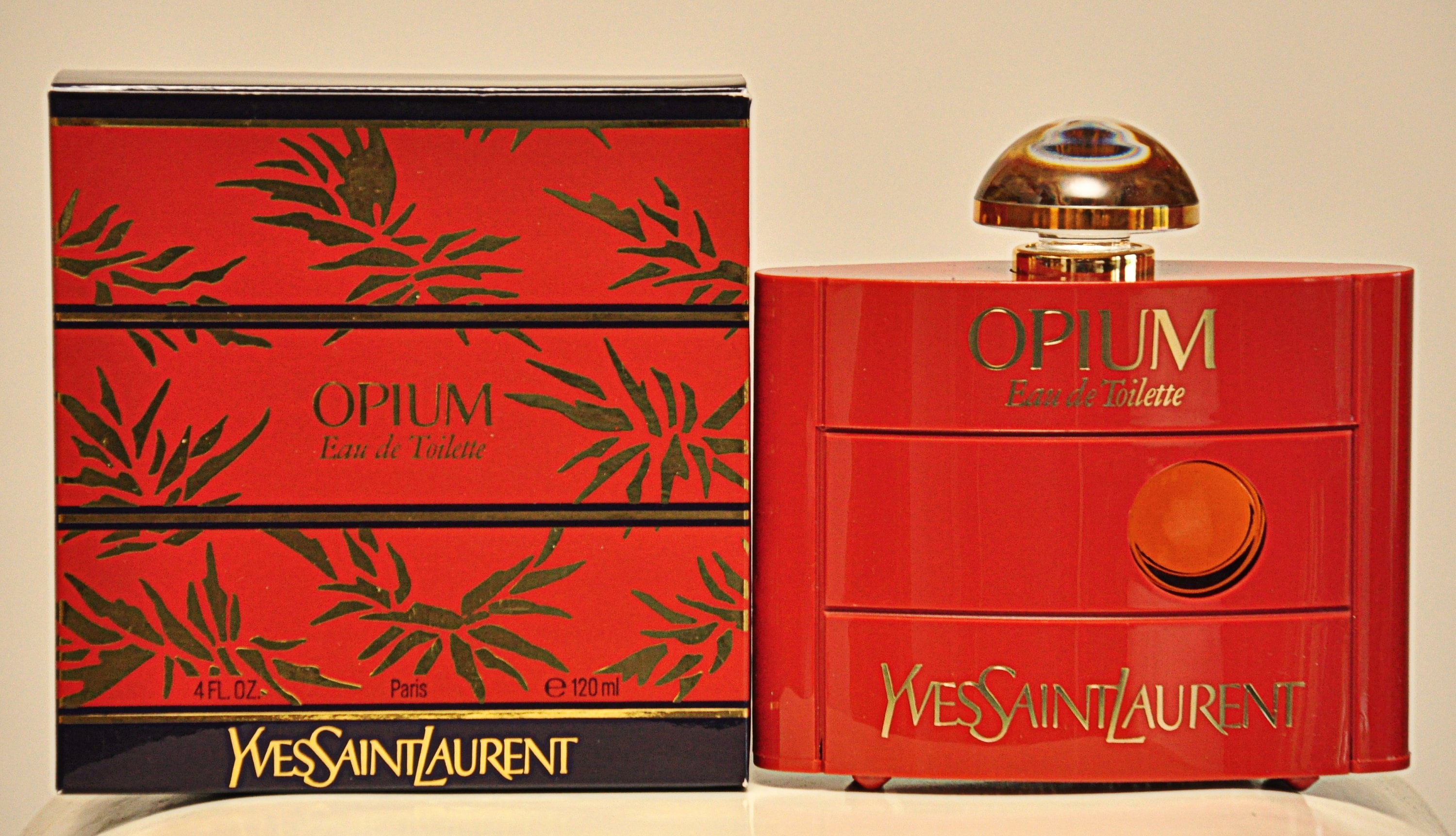 Yves Saint Laurent Opium Eau De Toilette Edt 4 Fl. Oz. - Etsy