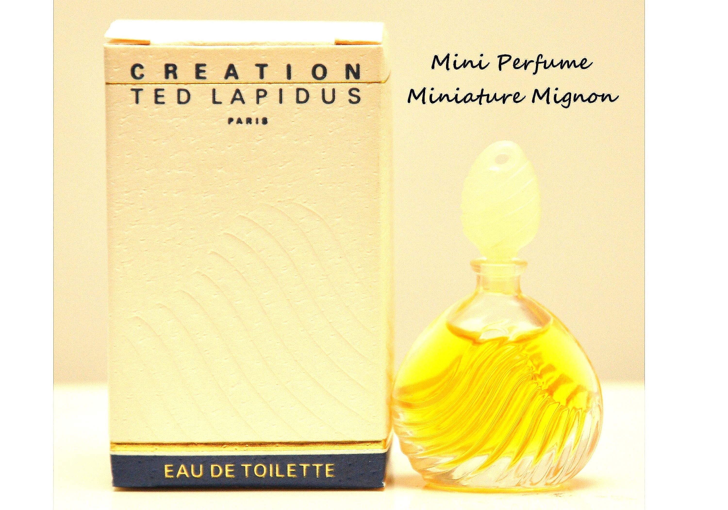 Broche Ted Lapidus Flacon De Parfum Doré – Bijou Collection Parfumeur – Occasion