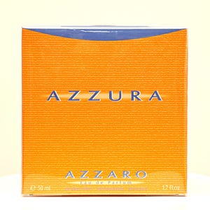 Loris Azzaro Azzura Eau de Parfum 50ml 1.7 Fl. Oz. Natural Spray Refillable Perfume for Woman Rare Vintage 1999 New Sealed