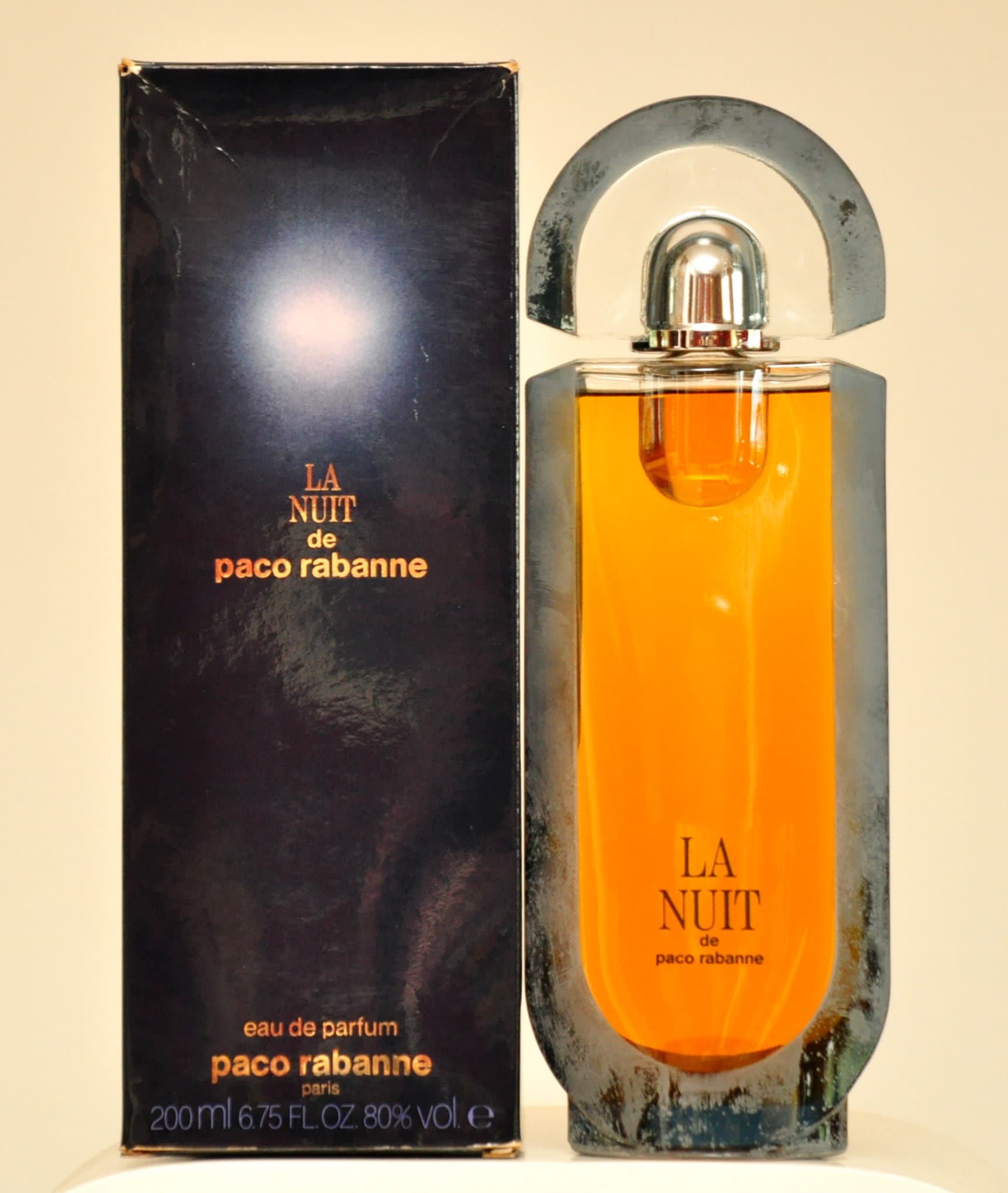 Paco Rabanne la nuit de Paco Rabanne eau de parfum EDP 200ml Splash aucun  spray parfum rare femme Vintage 1985 - Etsy France